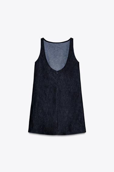 ZW COLLECTION SHORT DENIM DRESS - Blue by Zara - Image 5