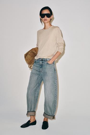 100% EXTRA-FINE CASHMERE JUMPER - Sand by Zara - Image 0