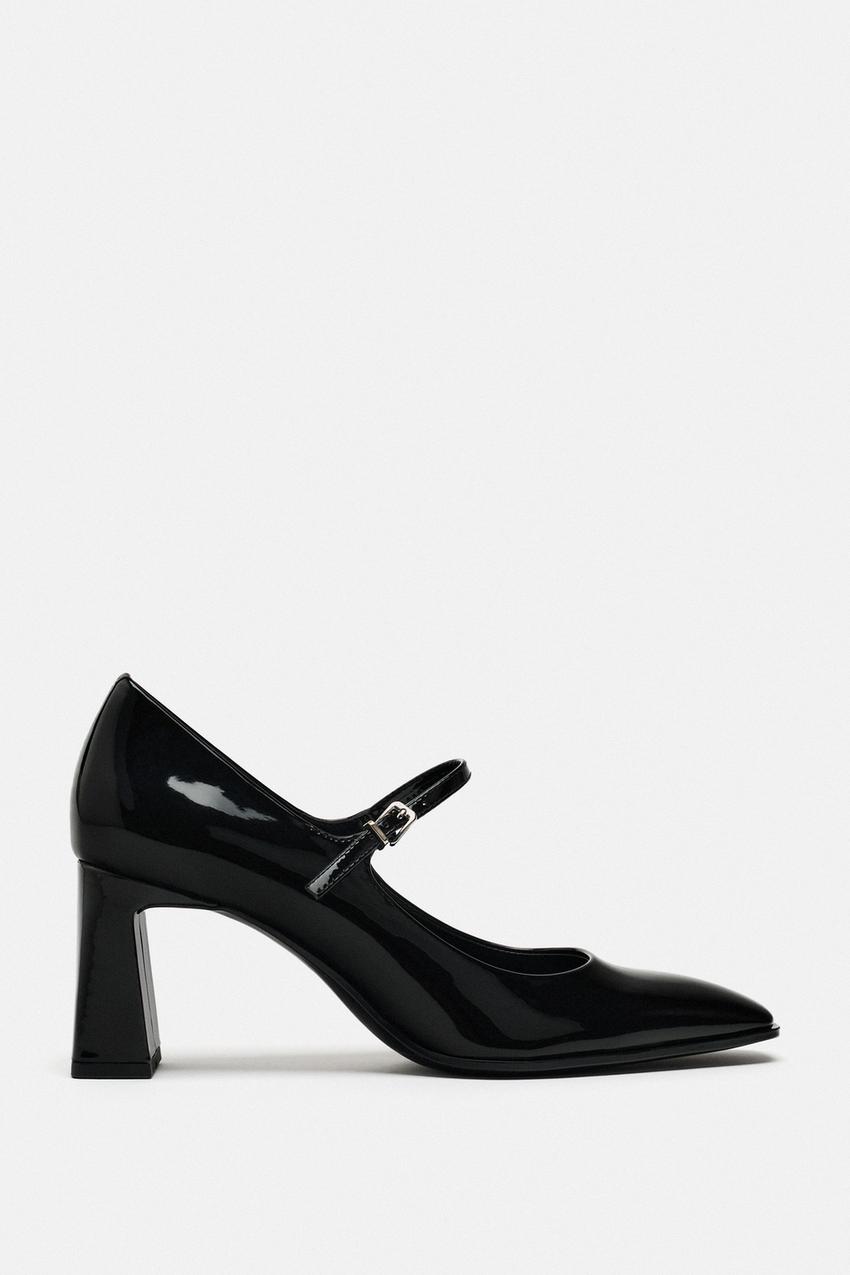 Block heel shoes zara Clearance