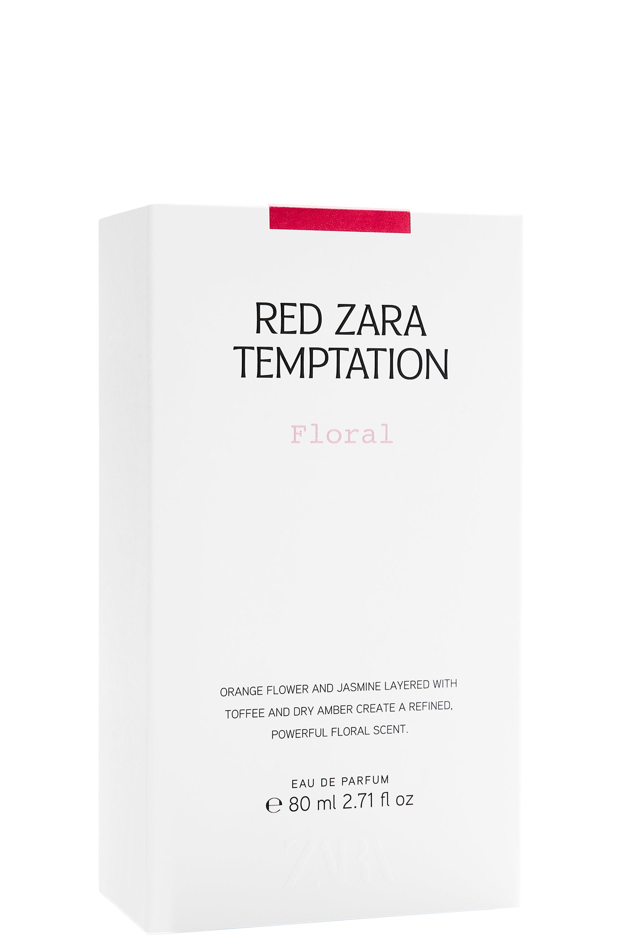 RED ZARA FLORAL TEMPTATION EDP 80ML (2.72 FL. OZ). — TINTED LEATHER