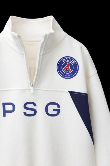 SWEATSHIRT MIT PSG®-LOGO - Cremefarben von Zara