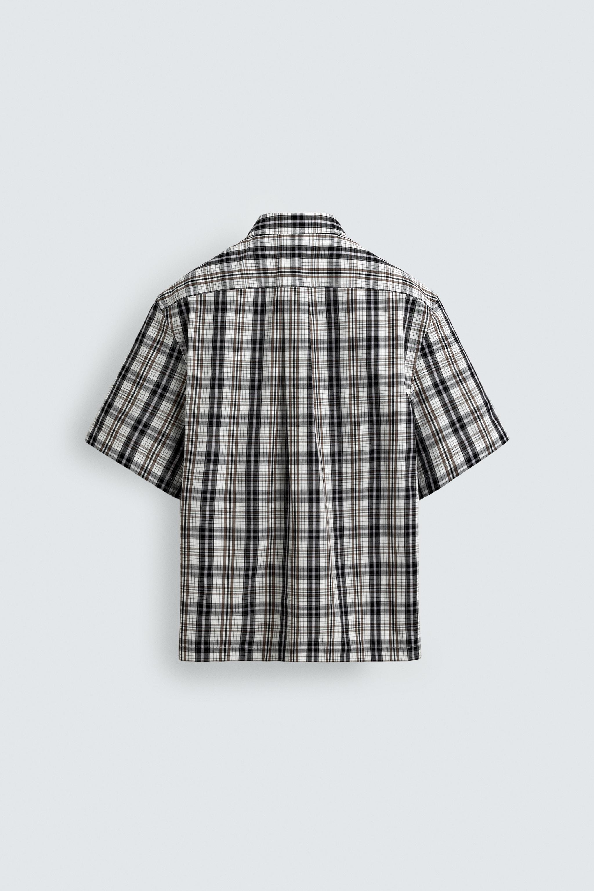 リラックスフィットチェックシャツ - マルチカラ― | ZARA Japan / 日本