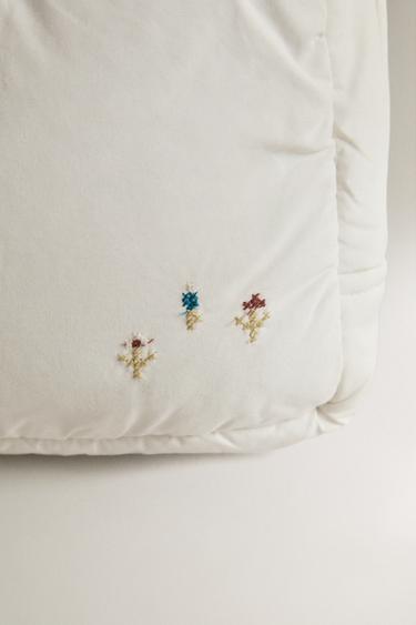 CHILDREN'S COTTON BUNNY TOILETRY BAG - Ecru by Zara - Image 3