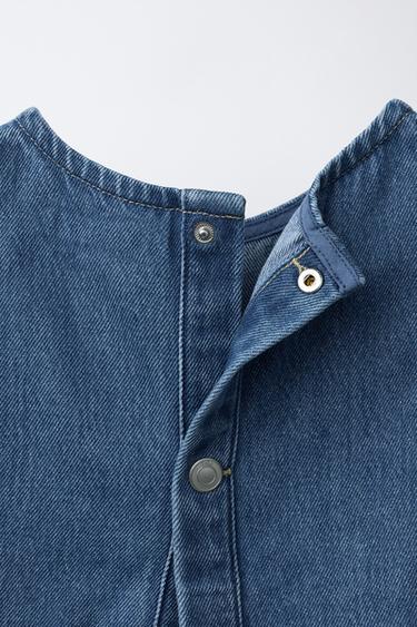 DENIM TOP - Blue by Zara - Image 3