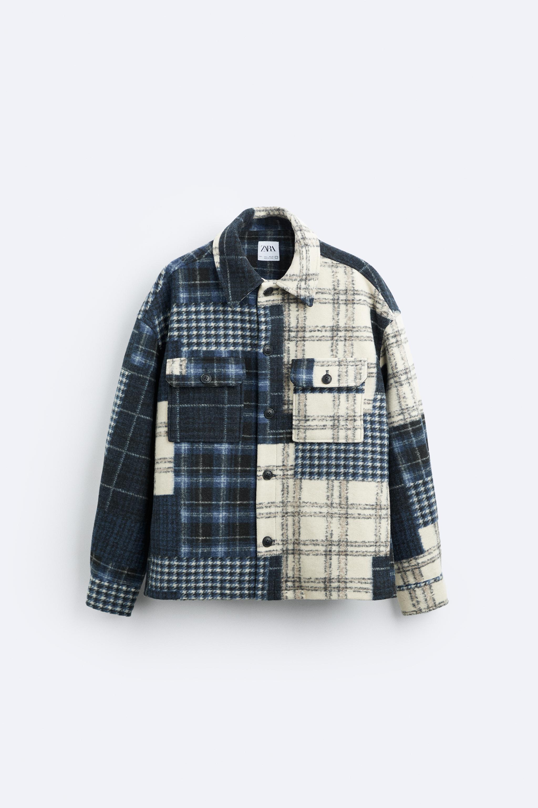 patchwork jacket zara