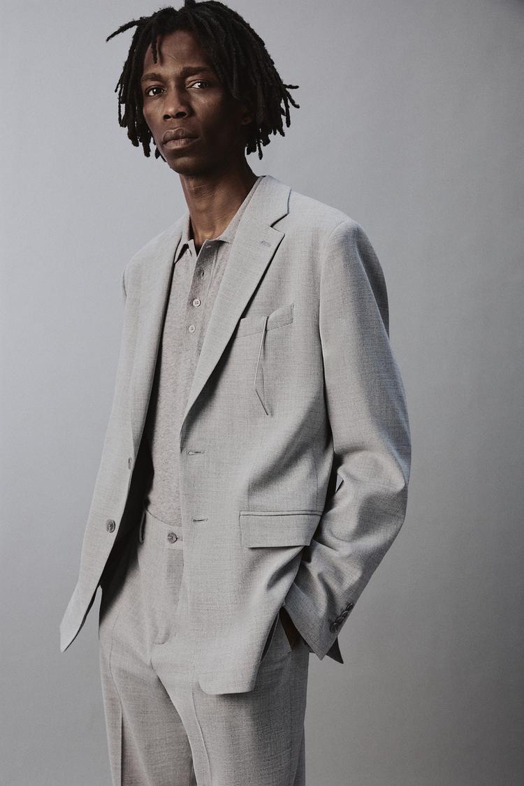 ZARA STRUCTURED SUIT BLAZER