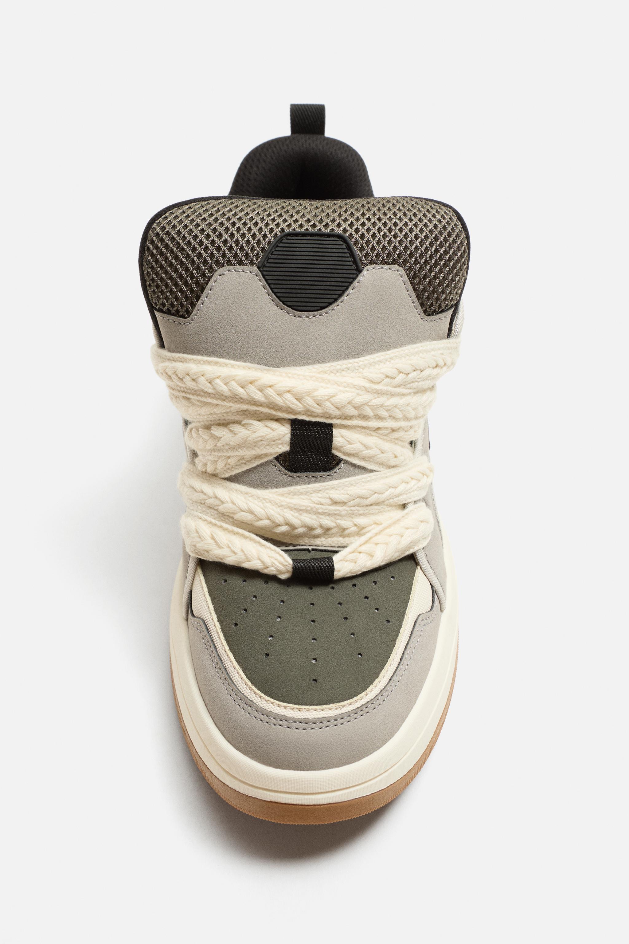 【ZARA】スケートスニーカー マルチカラー | 2212/520/202 SKATE SNEAKERS - Multi-color | ZARA United States