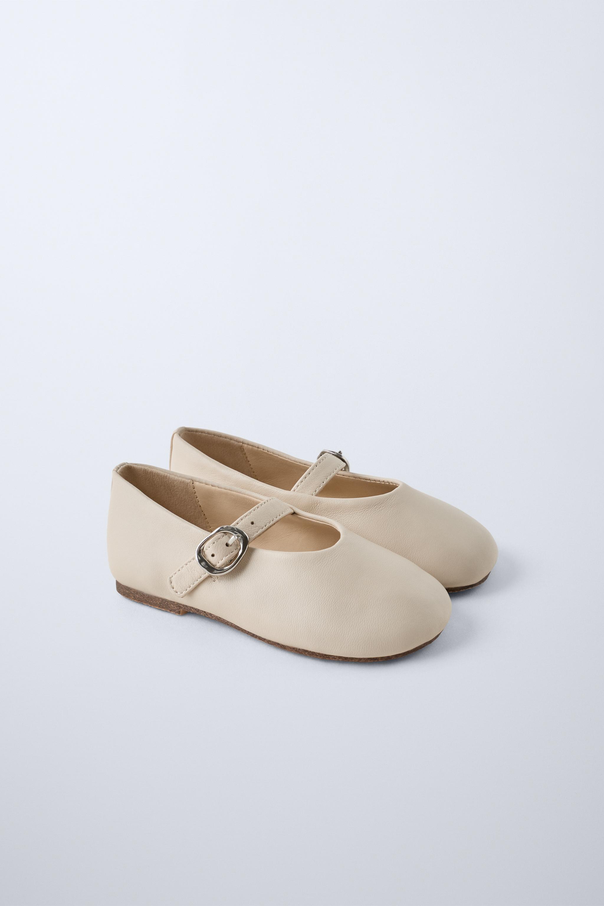 ZARA クリーム色 バレエシューズ 41 25cm程度