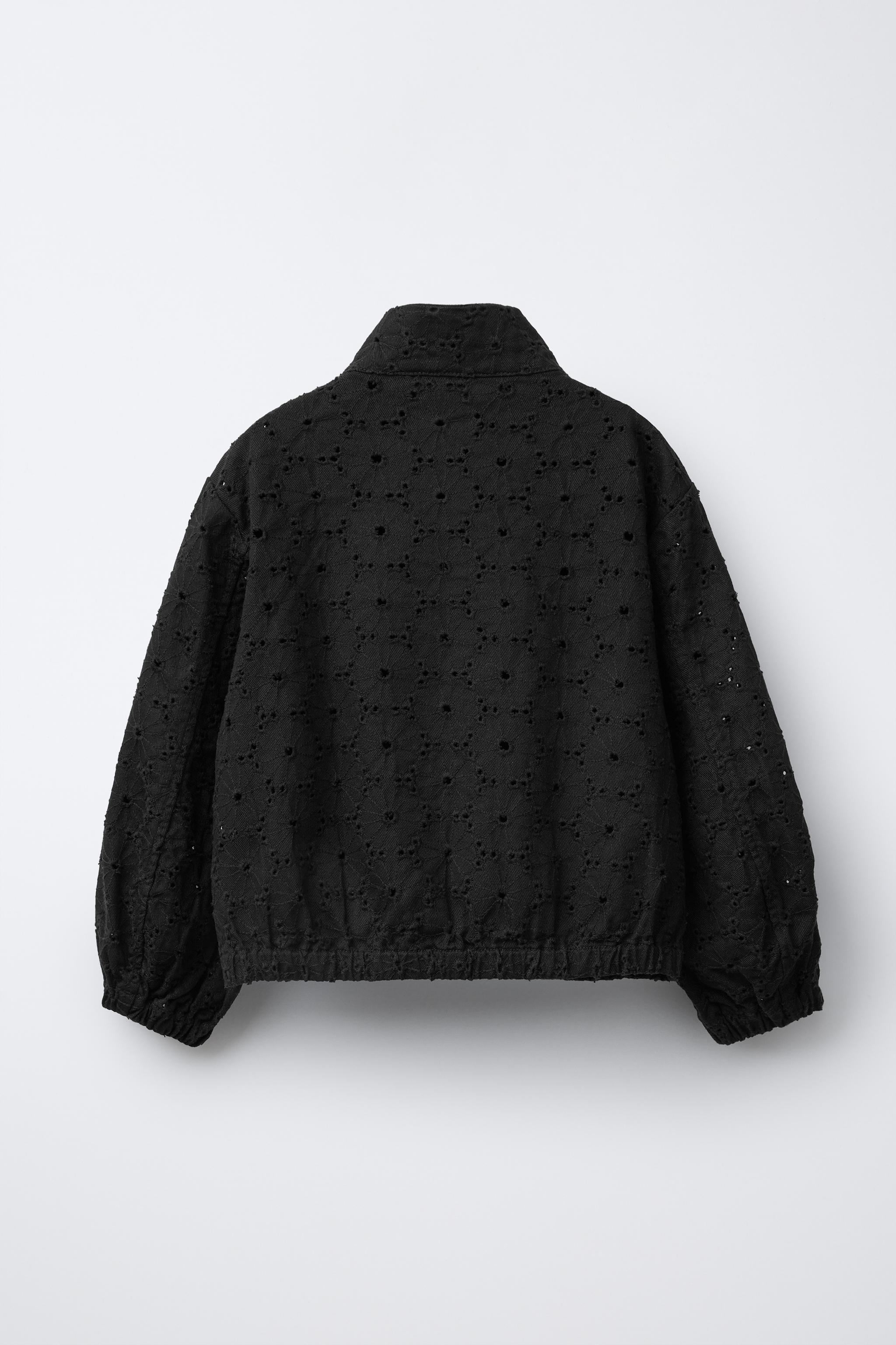 SWISS EMBROIDERED JACKET - Black | ZARA United States