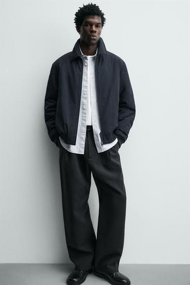 BLOUSON REMBOURRÉ DÉPERLANT - Bleu marine de Zara - Image 5