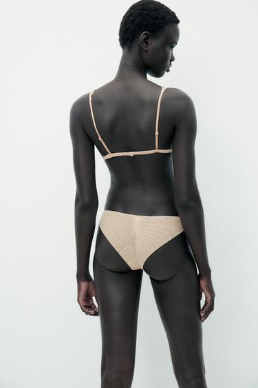 SOUTIEN-GORGE TRIANGLE MESH DENTELLE - Gaufrette de Zara - Image 2