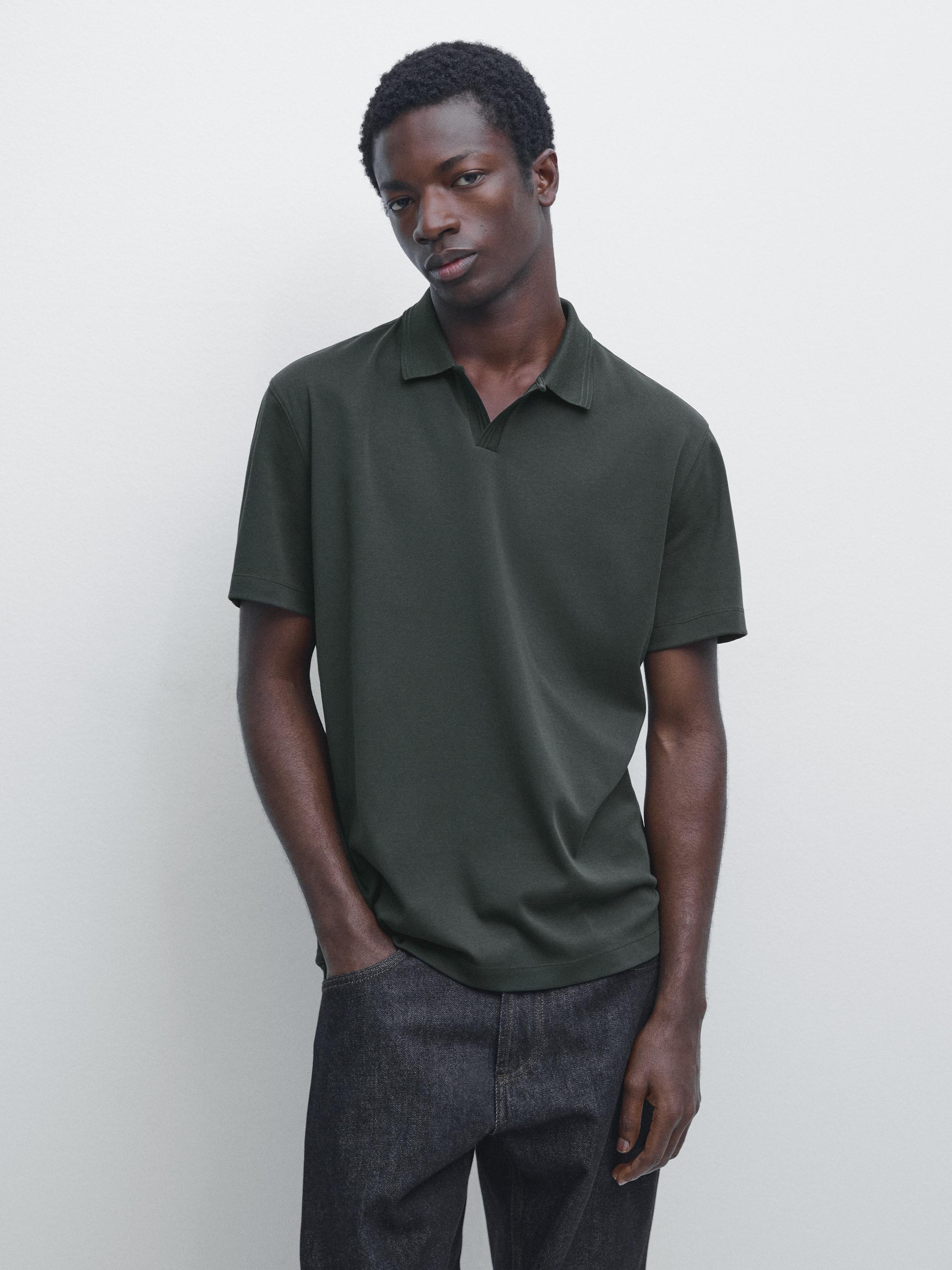 100% cotton short sleeve polo shirt