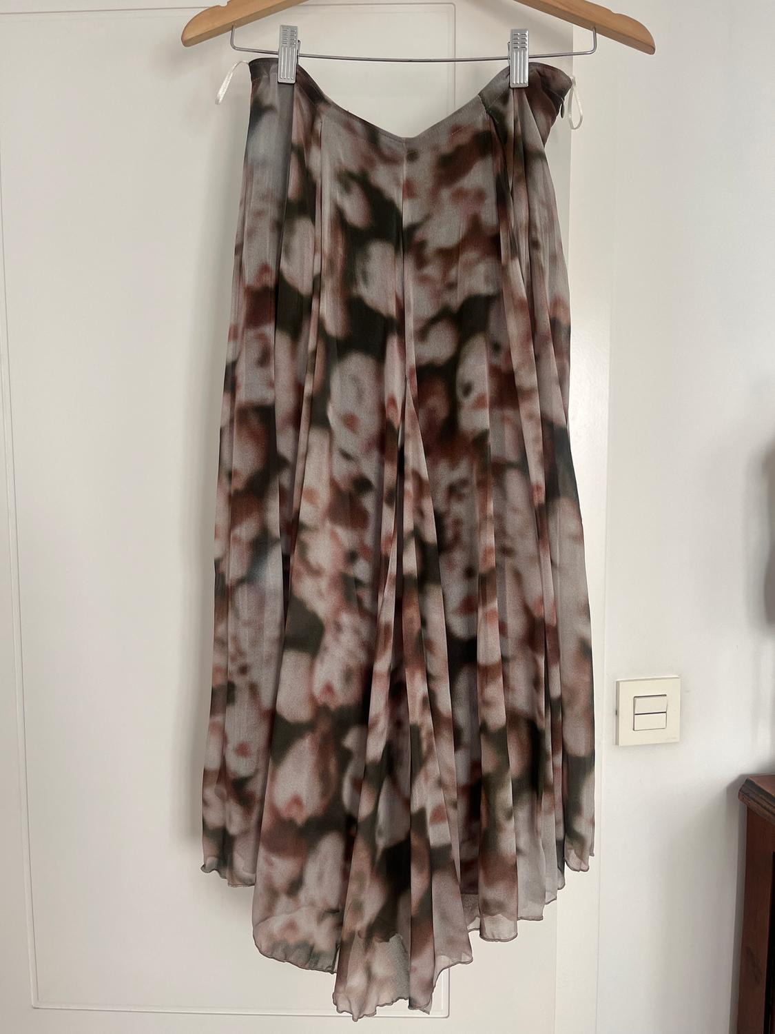 ZW COLLECTION PRINTED BOX PLEAT SKIRT - Image 6