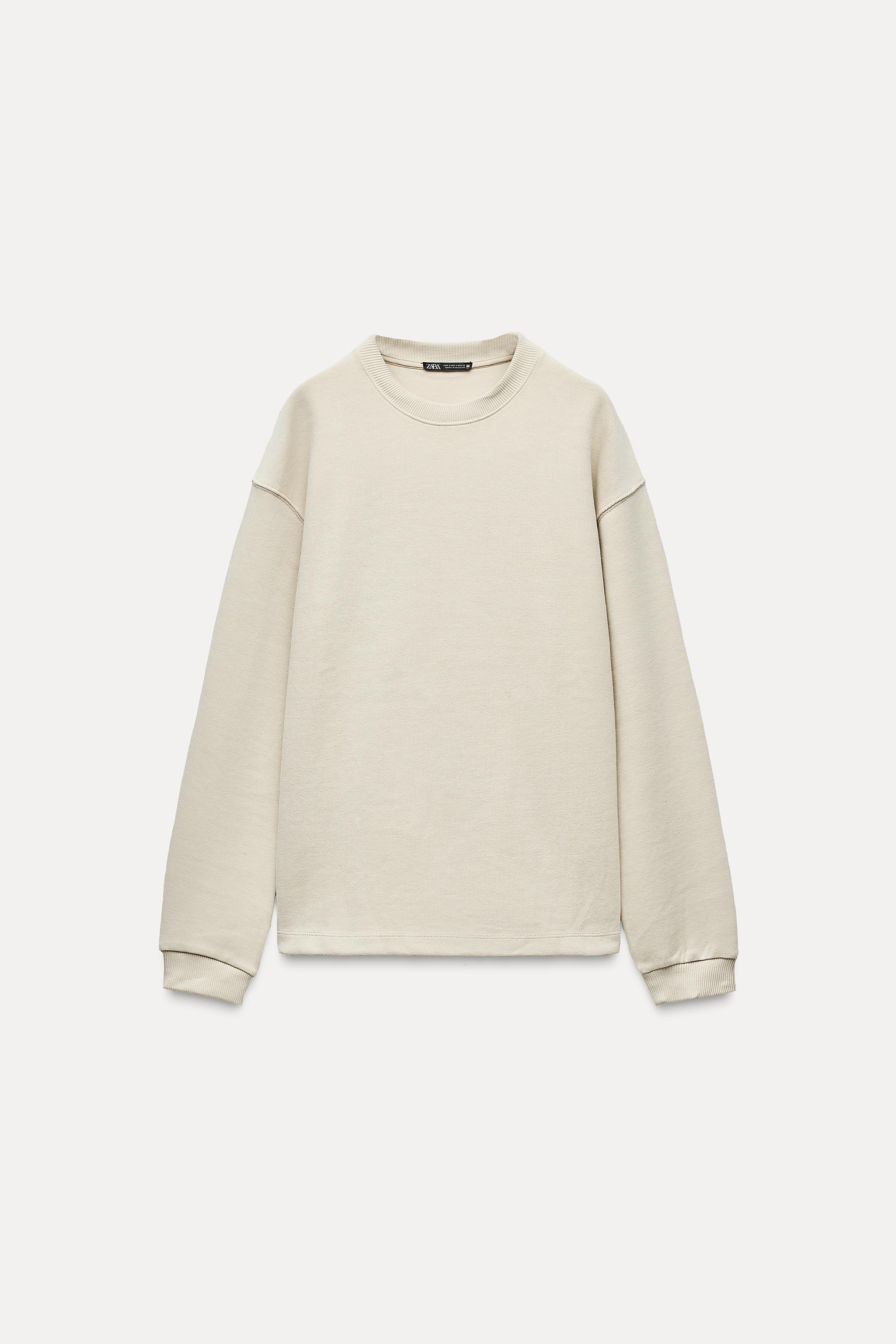 Women s White Sweatshirts ZARA United States