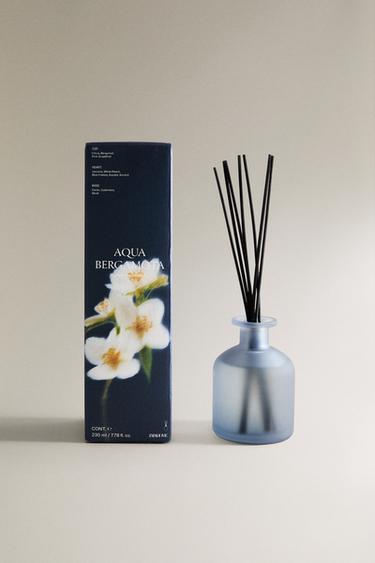 (230 ML) DIFUSOR DE AMBIENTE COM VARETAS AQUA BERGAMOTA - Verde-pastel da Zara