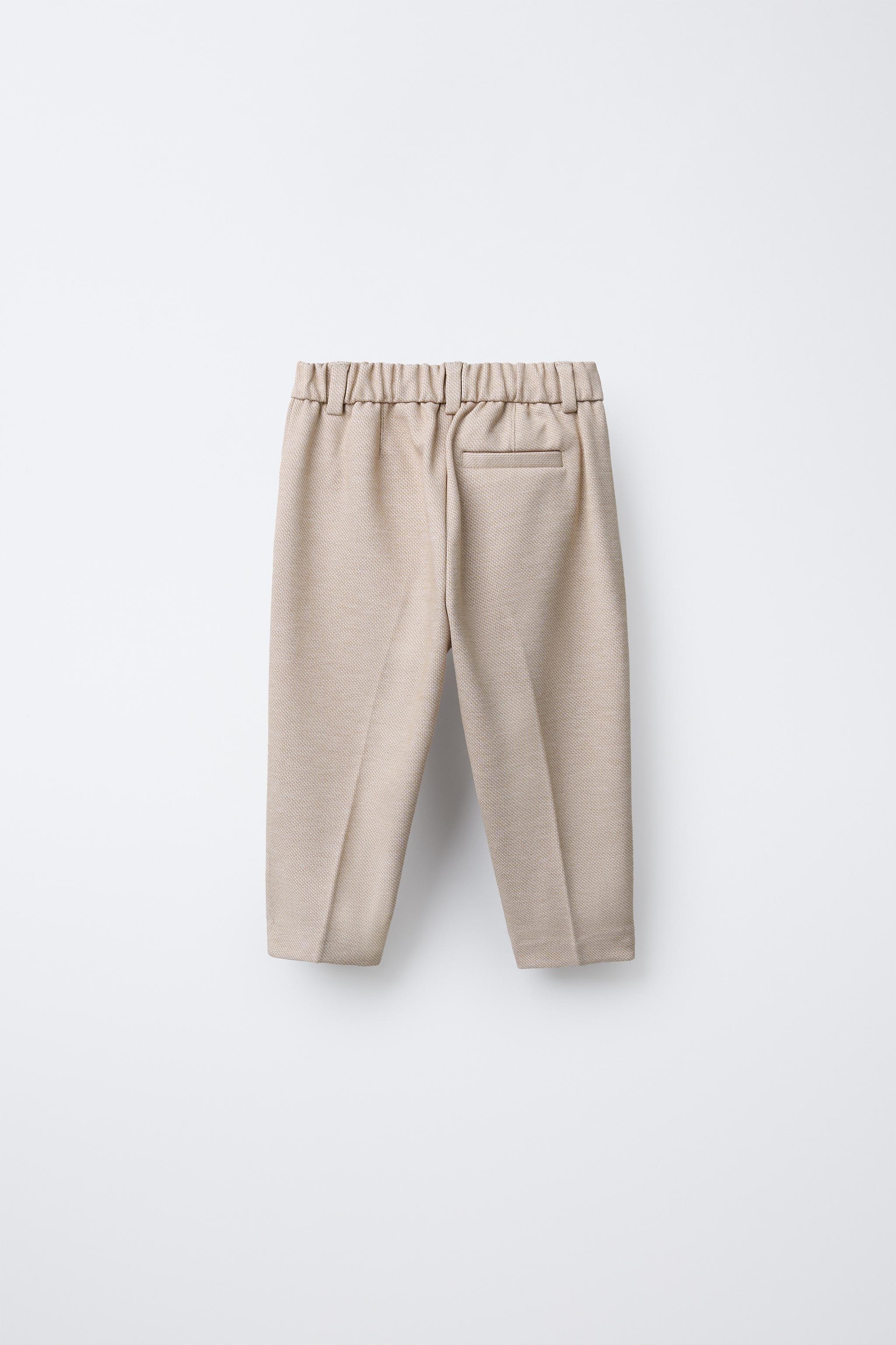 COMFORT SUIT PANTS - Light beige | ZARA Canada