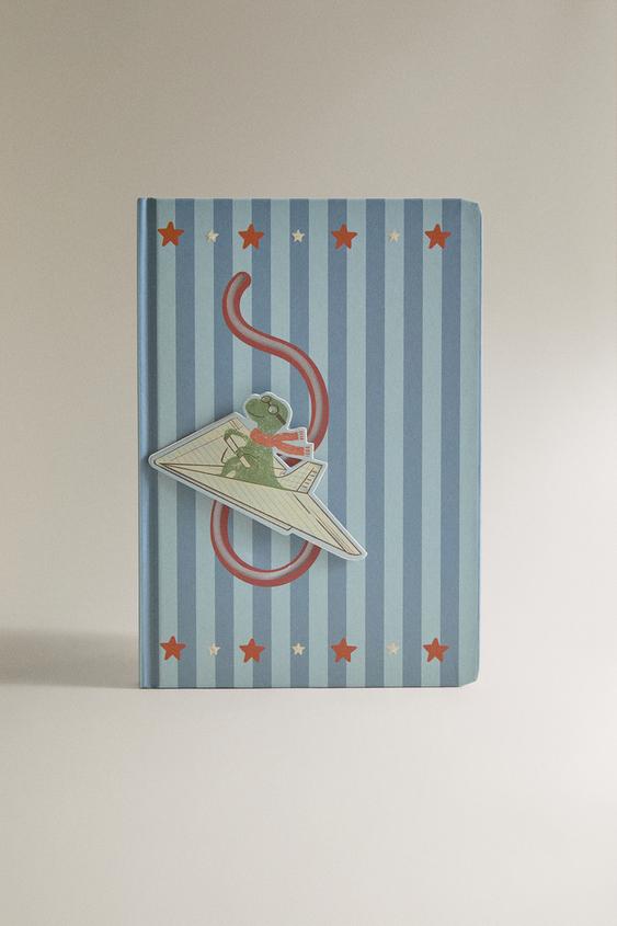 KINDER-NOTIZBUCH DINOSAURIER A5 - Blau von Zara - Bild 0
