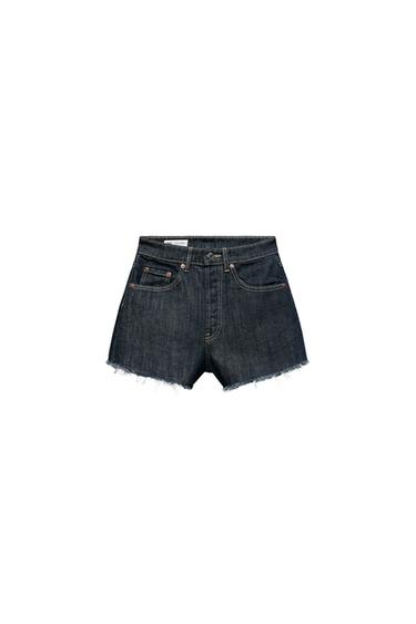 SHORTS DENIM TRF TIRO ALTO ROTOS