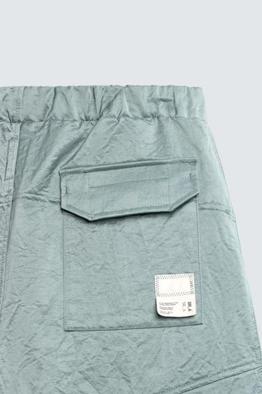 PANTALON BATTLE TECHNIQUE X SR_A - Bleu d'eau de Zara - Image 9