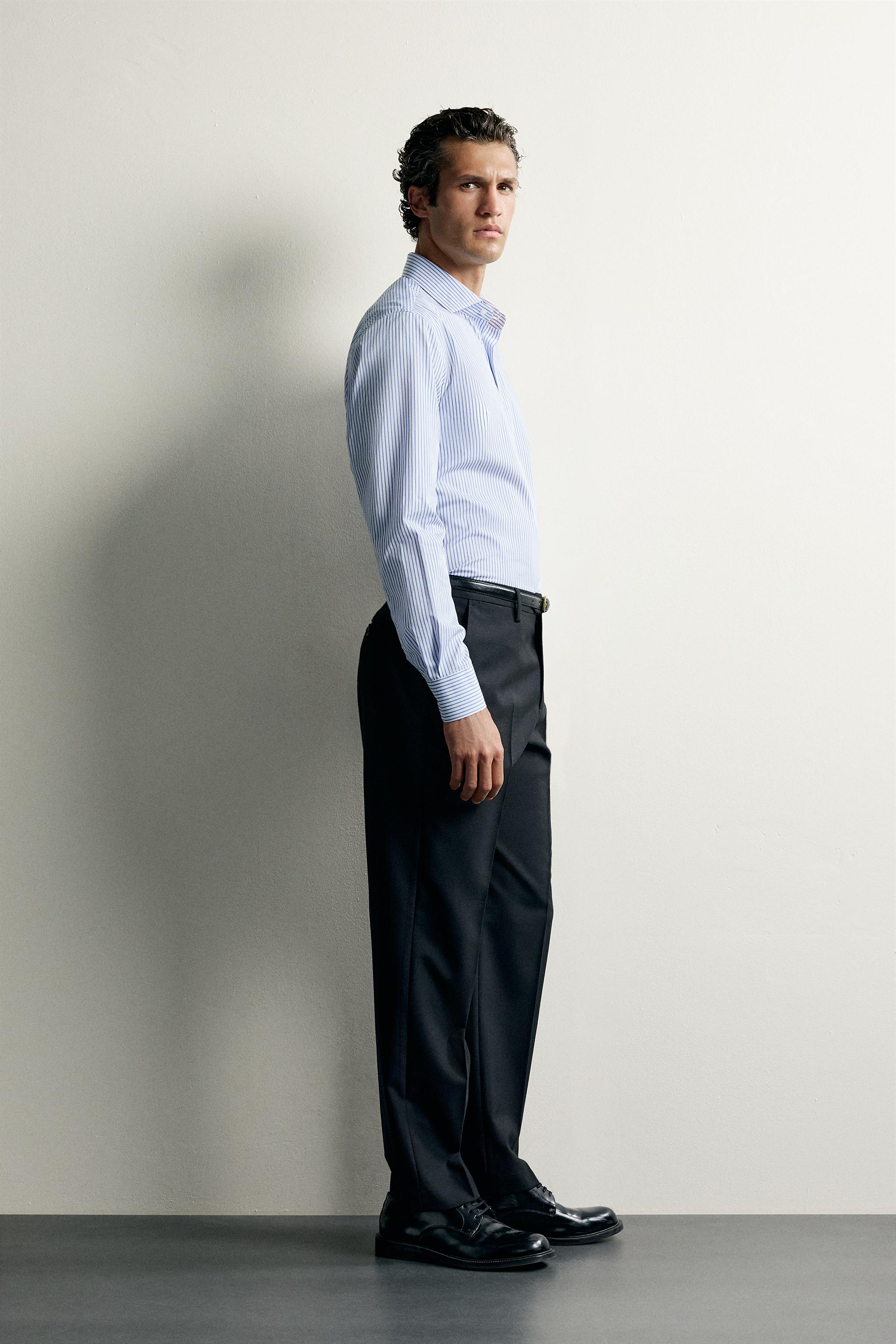 CHEMISE SLIM À RAYURES