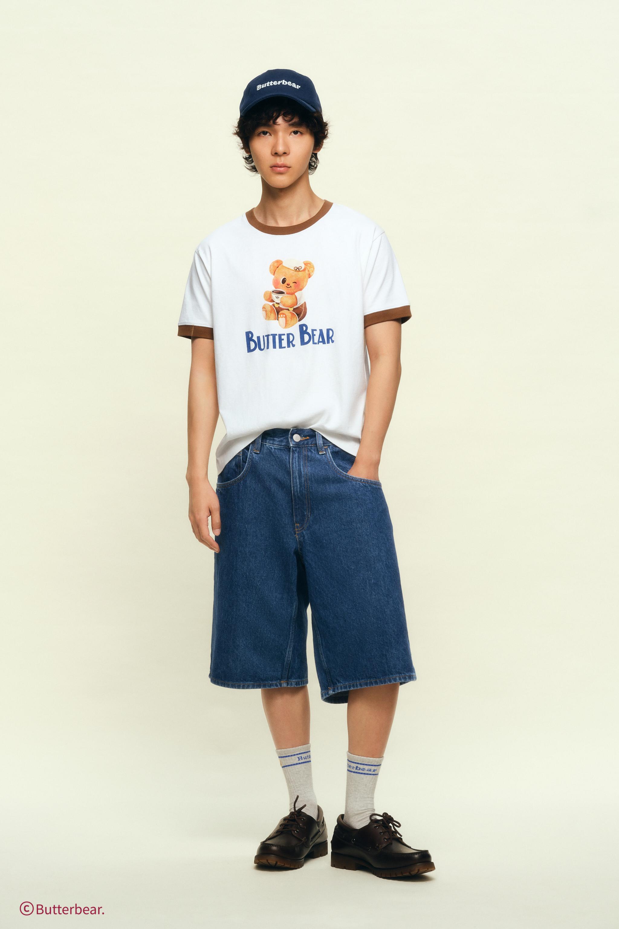 【専用】Butterbear BUTTERBEAR © 印花T 恤- 磨白色| ZARA Taiwan, China / 中國台灣