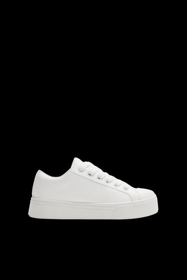 CHUNKY SOLE SNEAKERS - White by Zara - Image 0