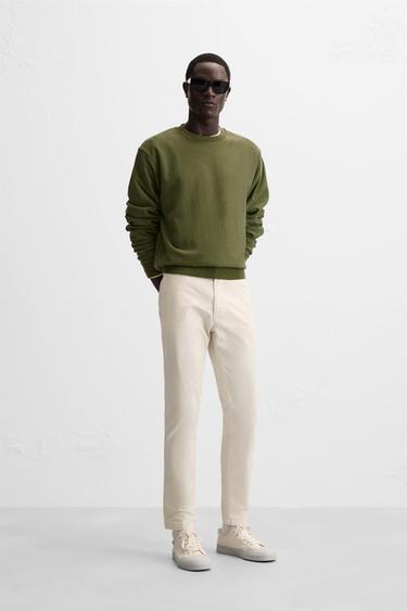 Zaras SKINNY-CHINOS - Naturfärg