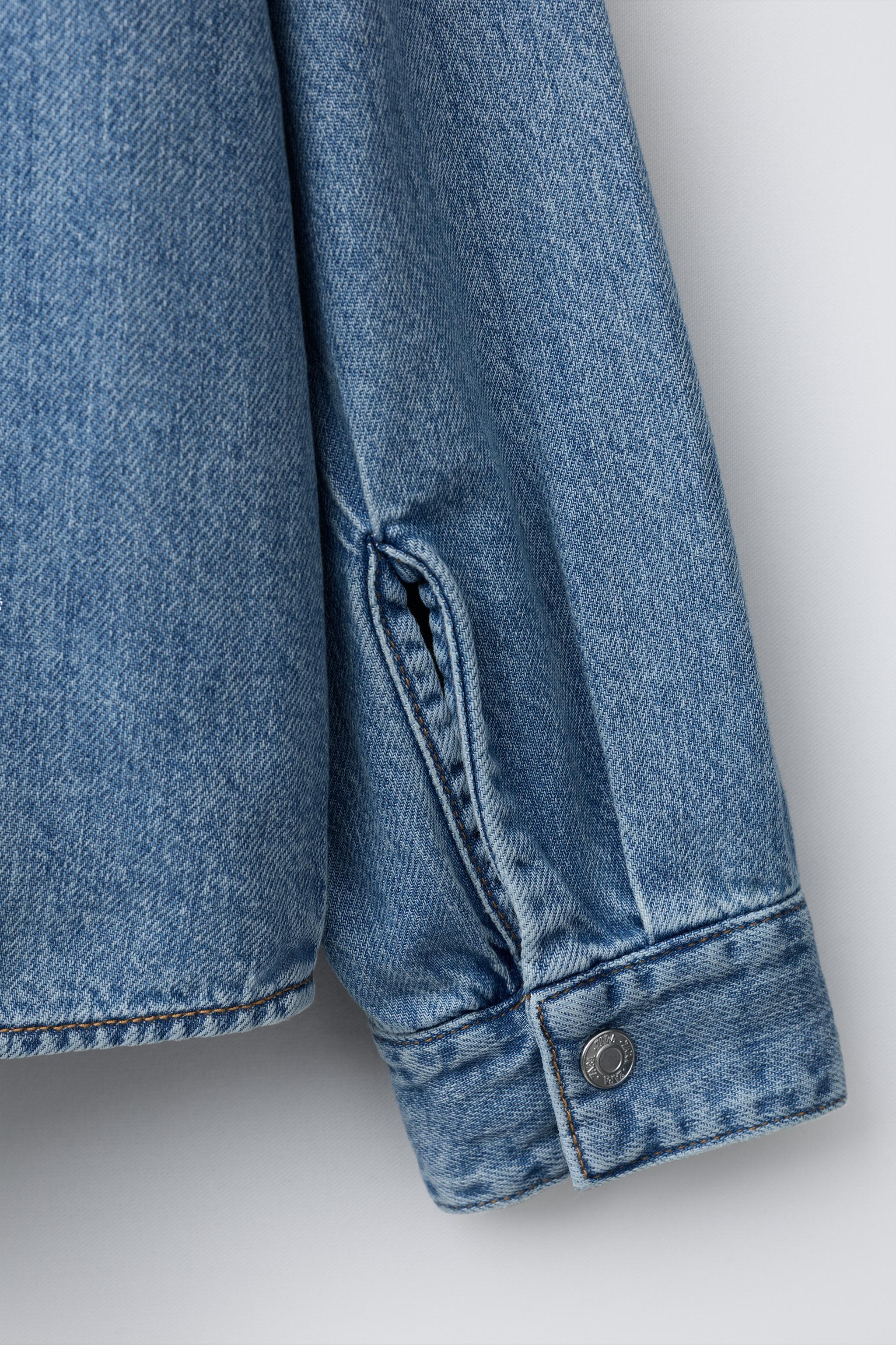 CHEMISE EN DENIM À POCHES