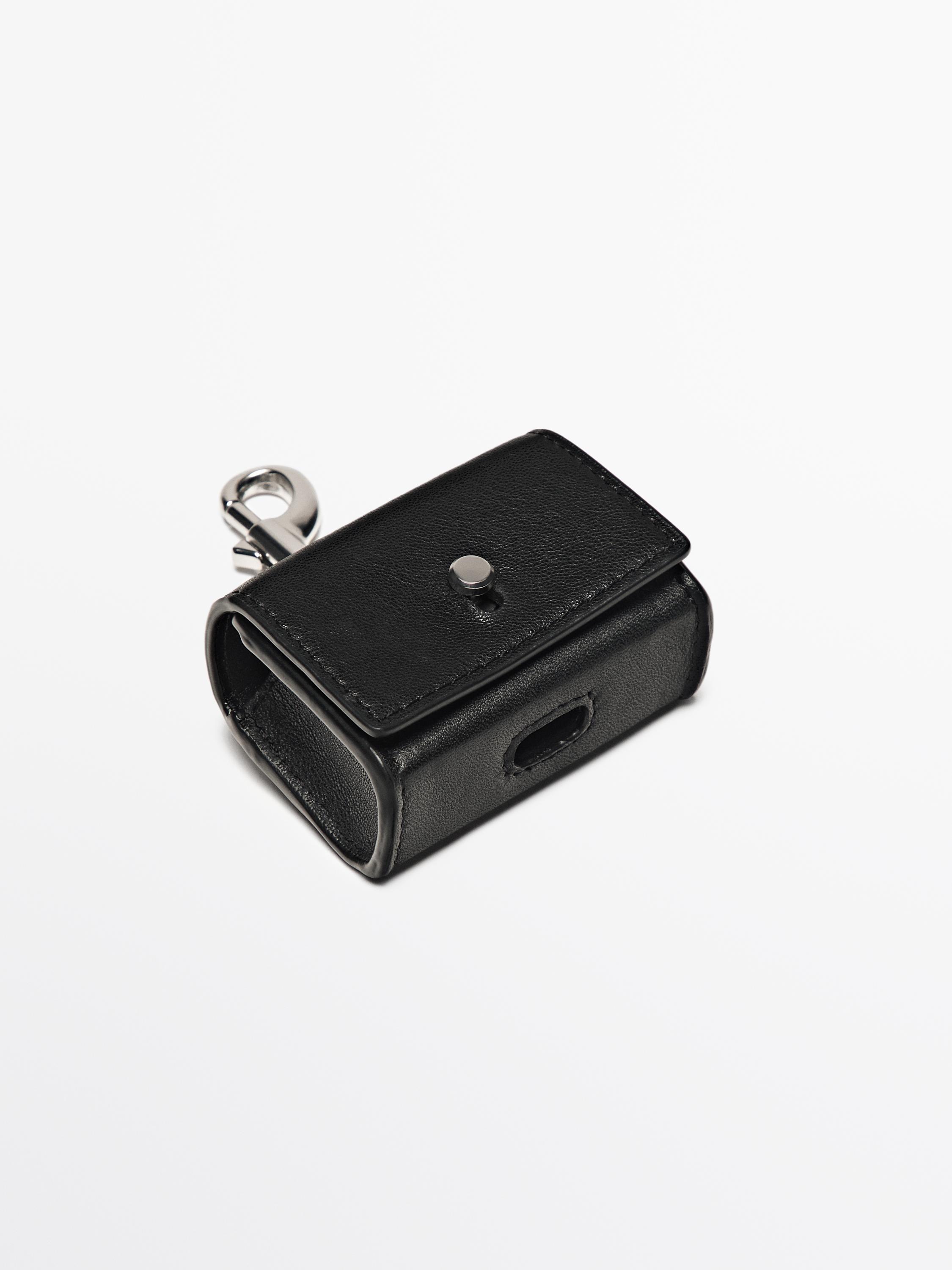 Étui airpods en cuir nappa