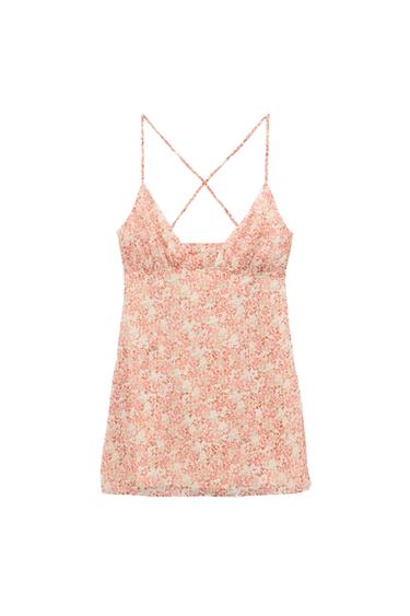 FLORAL PRINT MINI DRESS