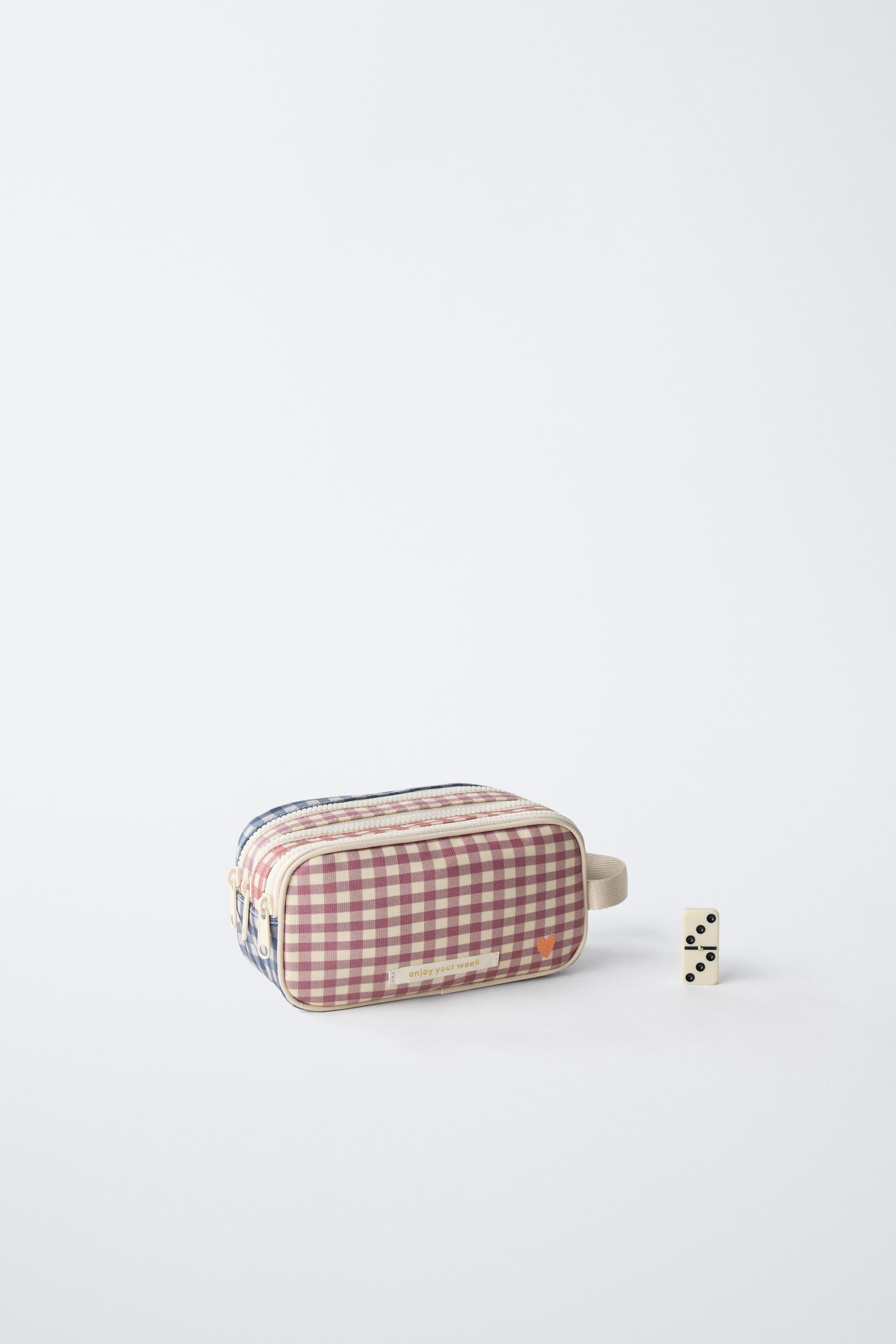 GINGHAM POUCH