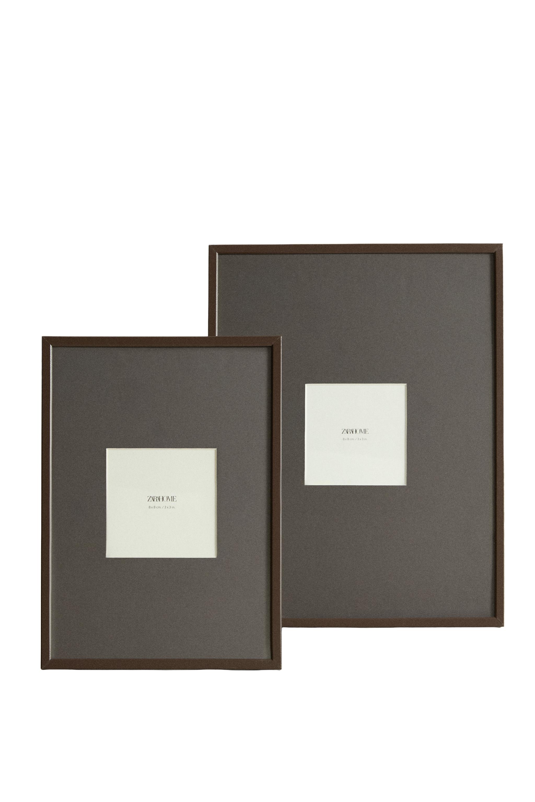 Metal Picture Frame With Mat by Zara