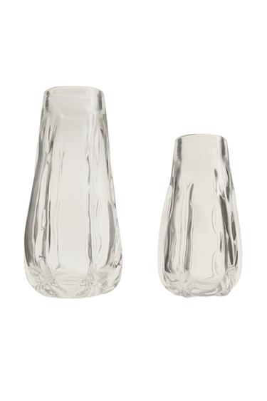 DECORATIVE GLASS VASE - شفاف الخاص بـ Zara