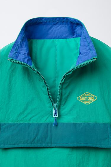 TECHNICAL KANGAROO HOODIE - Green by Zara - Image 2