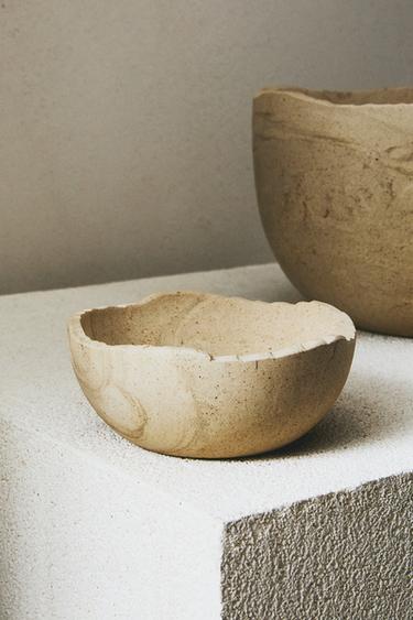 SAND-COLOURED STONE BOWL - Beige by Zara - Image 5