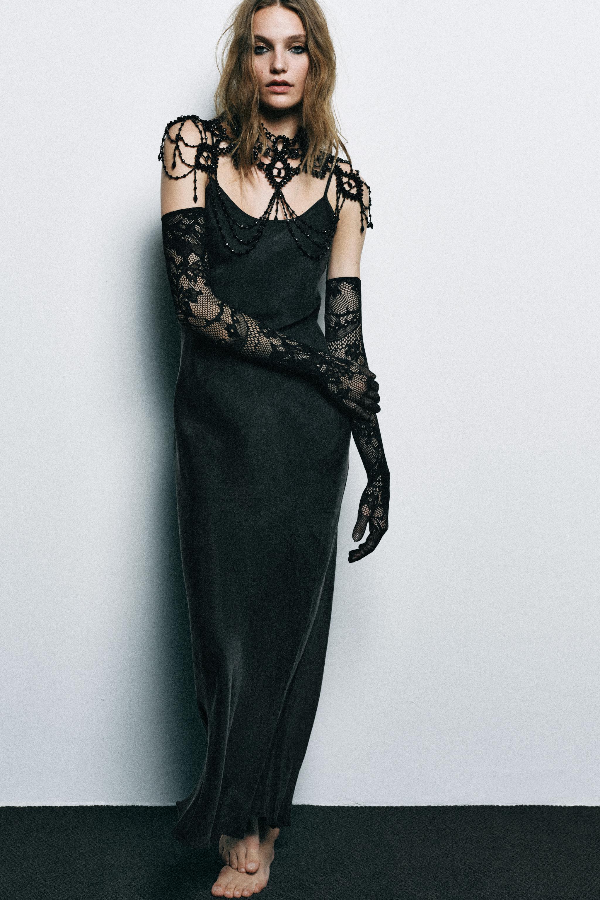 Long Strap Dress by Zara