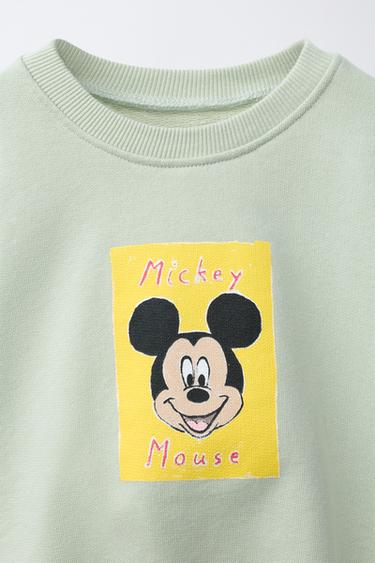 SWEAT IMPRIMÉ MICKEY MOUSE © DISNEY - Vert d'eau de Zara - Image 2