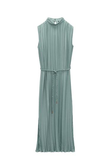 PRINTED TIERED DRESS