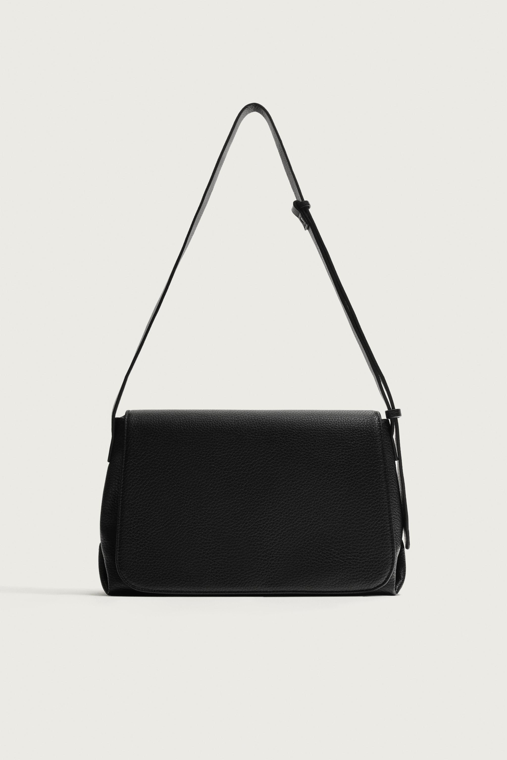 フラップ クロスボディバッグ - ブラック | ZARA Japan / 日本