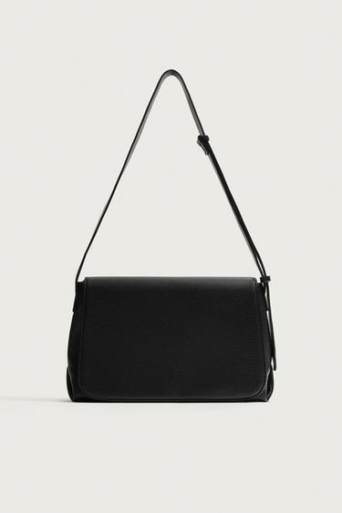FLAP CROSSBODY BAG — Black 2