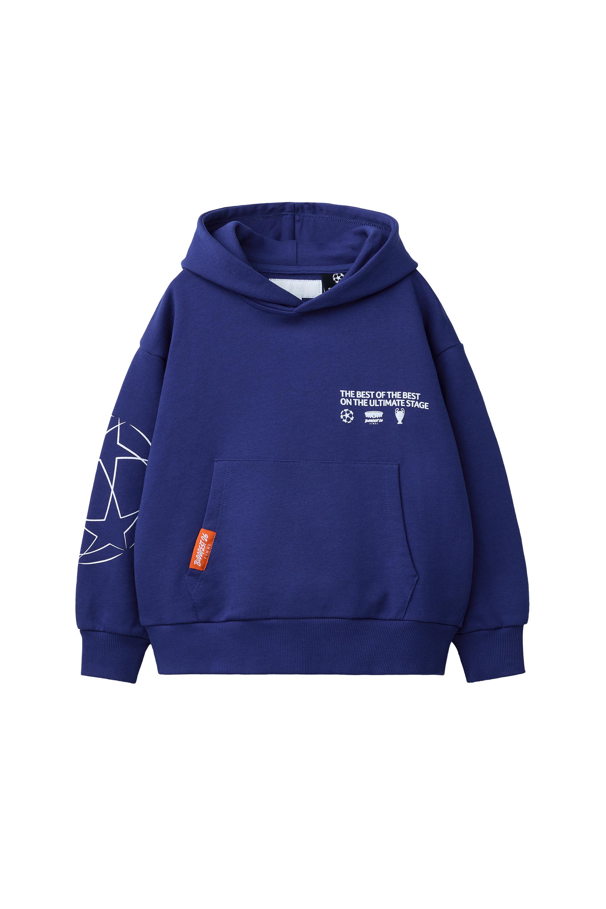 UEFAチャンピオンズリーグ®フーディ - ブルー | ZARA Japan / 日本