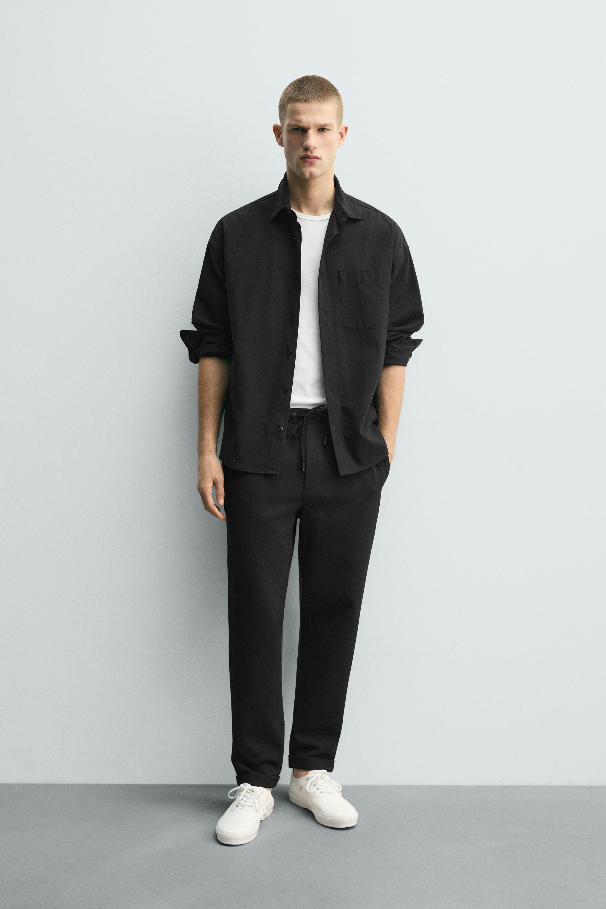 Мужские брюки Zara EASY CARE REGULAR FIT PANTS