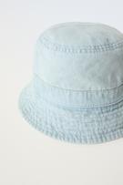 WASHED DENIM BUCKET HAT