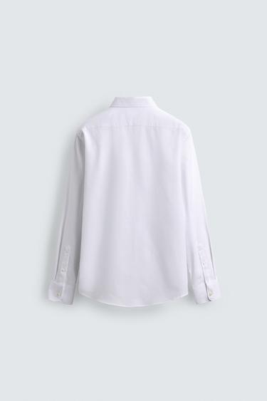 CHEMISE STRUCTURÉE EASY CARE - Blanc de Zara - Image 7