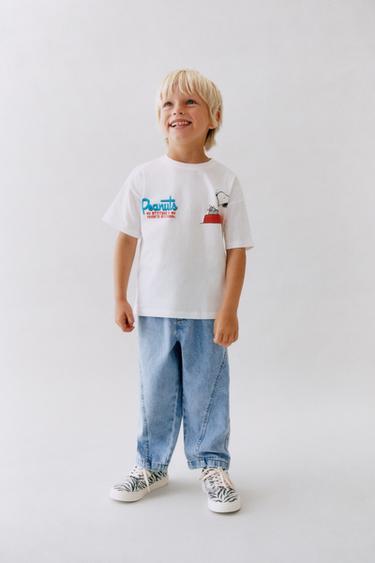 JEANS BAGGY COSTURAS - Azul claro de Zara - Imagen 0