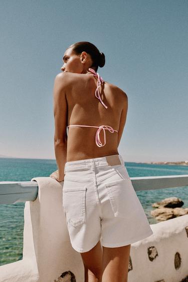 ΣΟΡΤΣ Z1975 MOM FIT - Λευκό του Zara