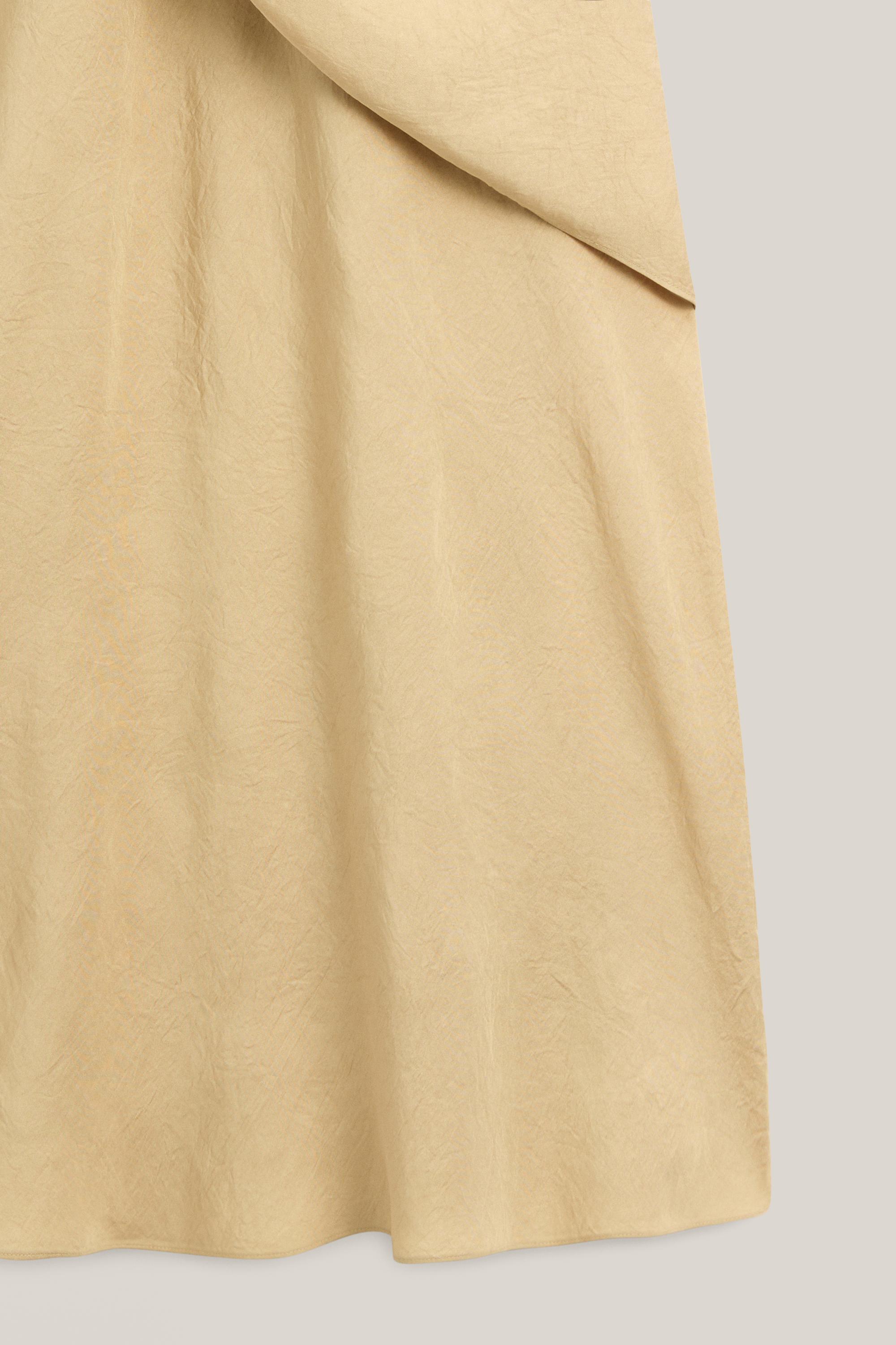 Flowing draped midi dress - LIMITED EDITION
