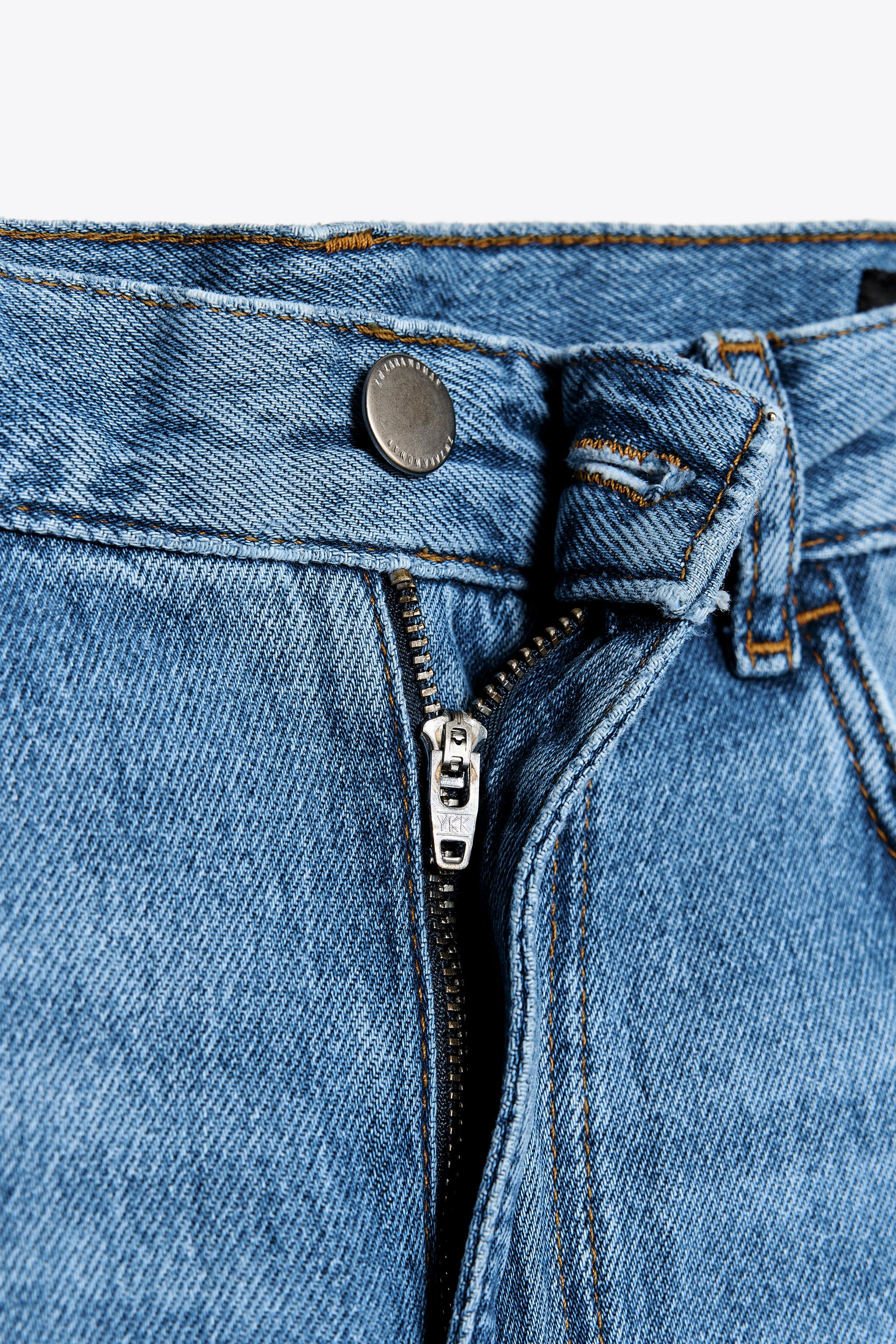 ZARA JEANS ZW COLLECTION PALAZZO ハイウエスト 6840/092 ZW COLLECTION HIGH-WAISTED PALAZZO JEANS - Blue | ZARA