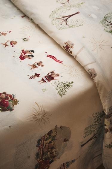 CHILDREN'S CHRISTMAS DUVET COVER WITH MICE - Multicoloured by Zara - Image 5