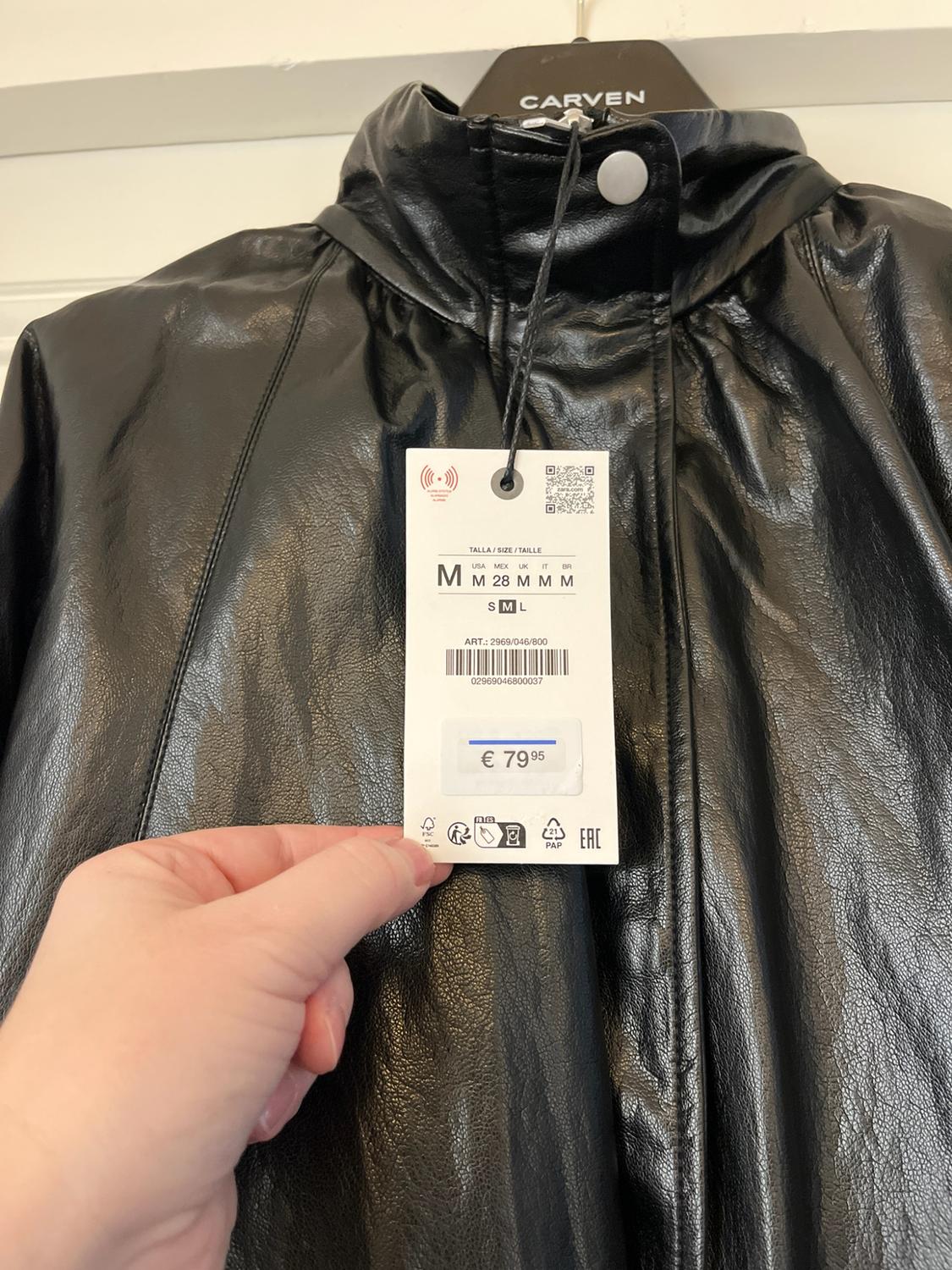 ΜΠΟΥΦΑΝ BOMBER ΜΕ ΥΦΗ ΔΕΡΜΑΤΟΣ ZW COLLECTION - Image 4